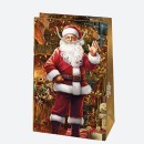 Christmas Santa Claus paper gift bag 10x16x6 cm