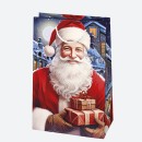 Christmas Santa Claus paper gift bag 10x16x6 cm