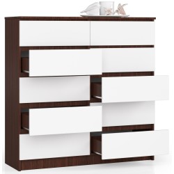 KOMODA K120 10SZ CLP WENGE / BIAŁY