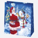 Christmas Santa Magic paper gift bag 15.5x15.5x8 cm