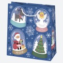 Christmas Santa Magic paper gift bag 15.5x15.5x8 cm