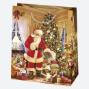 Christmas Toyland paper gift bag 19x23x10.5 cm