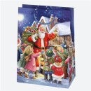 Christmas Toyland paper gift bag 23x32x11 cm
