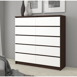 KOMODA K120 10SZ CLP WENGE / BIAŁY