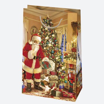 Christmas Winter World paper gift bag 16x24x7 cm
