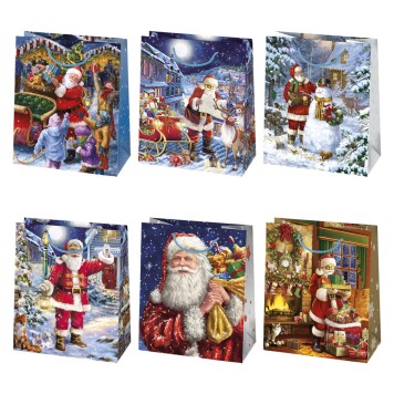 Christmas Wonderland paper gift bag 19x23x10.5 cm
