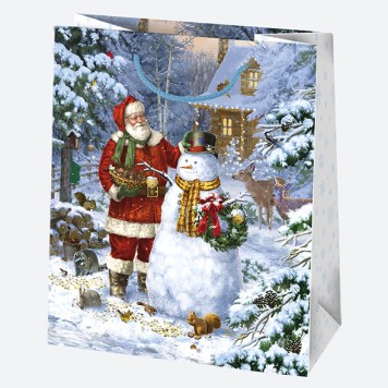Christmas Wonderland paper gift bag 19x23x10.5 cm