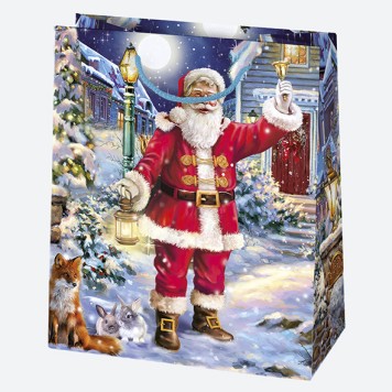 Christmas Wonderland paper gift bag 19x23x10.5 cm