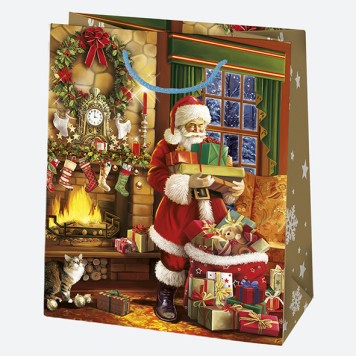 Christmas Wonderland paper gift bag 19x23x10.5 cm