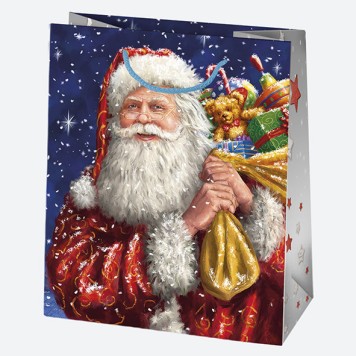 Christmas Wonderland paper gift bag 19x23x10.5 cm