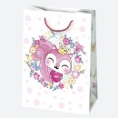 Colour Colorful Girl's paper gift bag, 23x32x11 cm