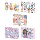 Colour Special Day Girlish paper gift bag, 38x29x10 cm