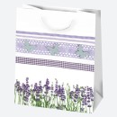 Colour Bunch Lavender paper gift bag, bag 19x23x10.5 cm