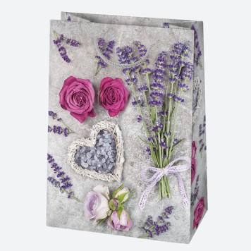 Colour Vase Lavender paper gift bag, 23x32x11 cm