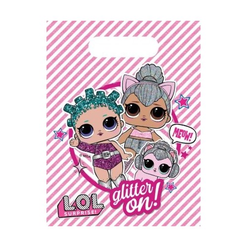 LOL Surprise Glitterati gift bag set of 6
