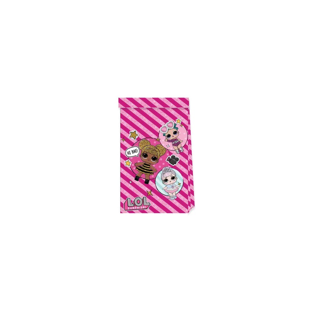 LOL Surprise Glitterati paper bags 4 pcs FSC