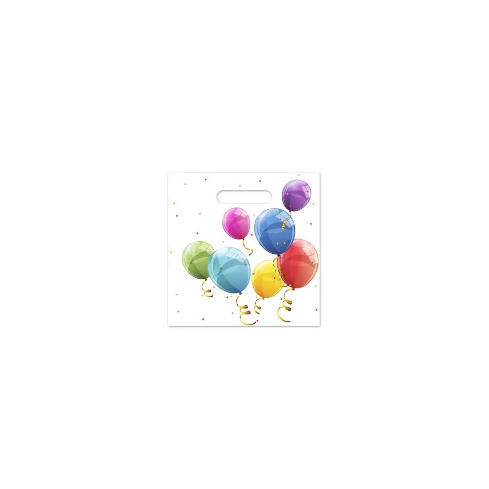 Balloon Sparkling paper gift bag set of 4