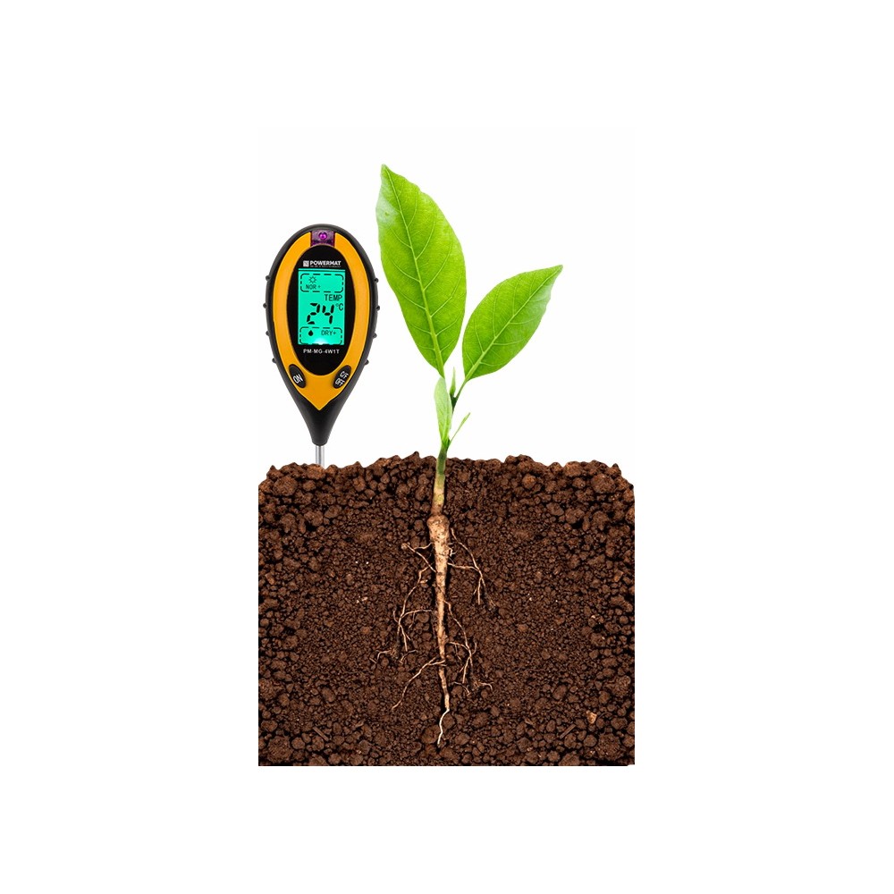 Miernik do gleby kwasomierz 4w1 PM-MG-4W1T