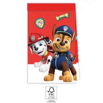 Paw Patrol Ready For Action Paper Bag 4 pcs FSC