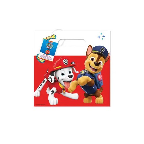 Paw Patrol Rescue Heroes Red paper gift bag, 4 pieces