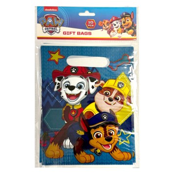 Paw Patrol Trio gift bag set of 10
