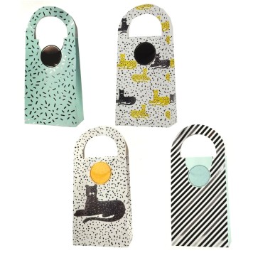 Colour Colorful Patterned Gift Box Set of 4