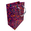 Colour Neon Patterned gift bag 18x10x23 cm