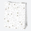 Colour White Patterned paper gift bag 19x23x10.5 cm