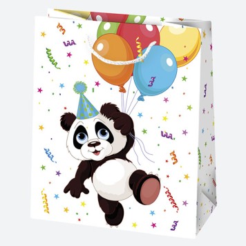 Party Boyish paper gift bag 19x23x10.5 cm