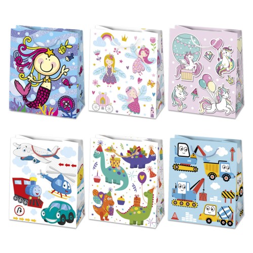 Party Infantile paper gift bag, gift bag 19x23x10.5 cm