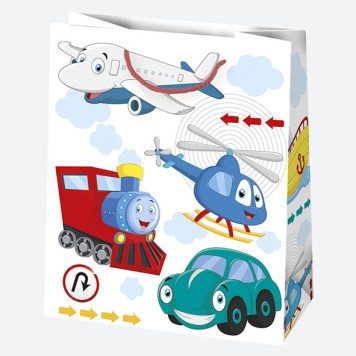 Party Infantile paper gift bag, gift bag 19x23x10.5 cm