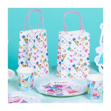 Peppa Pig Celebration gift bag set of 8