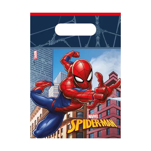 Spiderman Crime Fighter gift bag 6 pcs