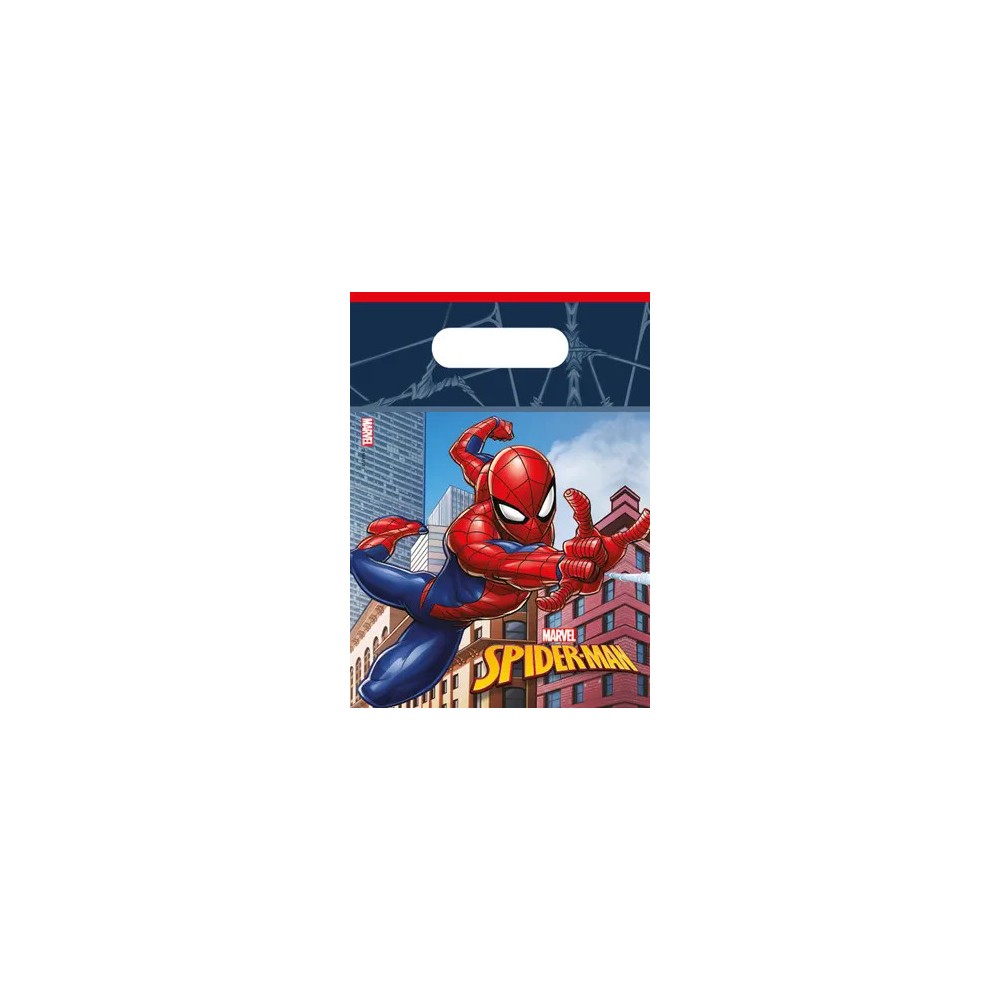 Spiderman Crime Fighter gift bag 6 pcs