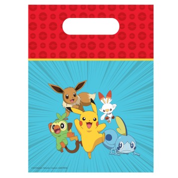 Pokémon Next Generation plastic gift bag 6 pieces