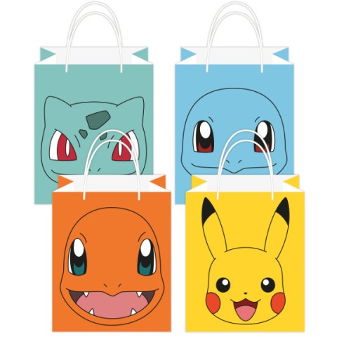 Pokémon Thunder paper bag 8 pcs