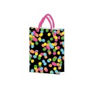 Colour Neon Polka Dot Gift Bag 18x10x23 cm