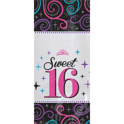 Happy Birthday Sweet 16 Gift Bags Pack of 20
