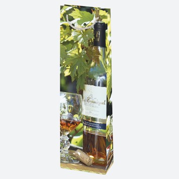 Colour Bottles paper wine bag 12x40x9 cm