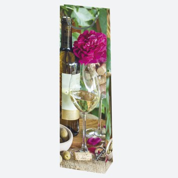Colour Bottles paper wine bag 12x40x9 cm