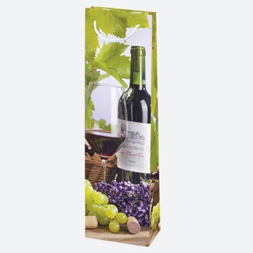 Colour Bottles paper wine bag 12x40x9 cm