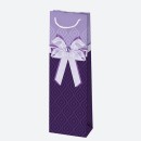 Colour Bow paper wine bag 10.5x33x8.5 cm