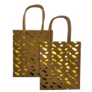 Colour Gold  paper gift bag, 6-piece set