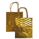 Colour Gold  paper gift bag, 6-piece set