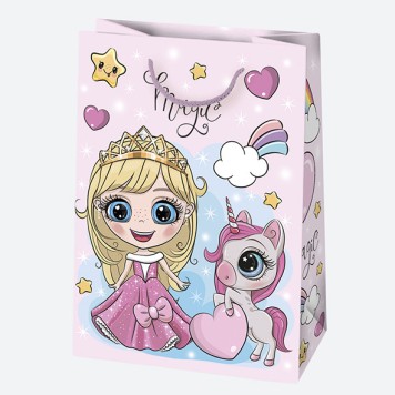 Colour Party paper gift bag 23x32x11 cm