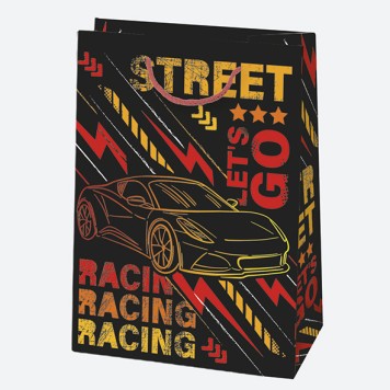 Colour Party paper gift bag 23x32x11 cm