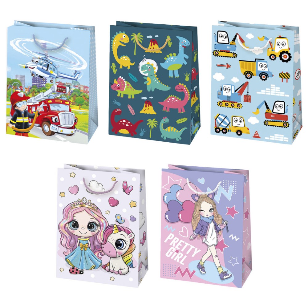 Colour Party paper gift bag, gift sack 40.5x56x25 cm