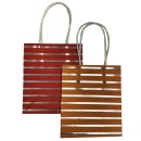 Colour Striped paper gift bag set of 6