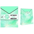 Colour Iridescent Turquoise gift box, set of 2