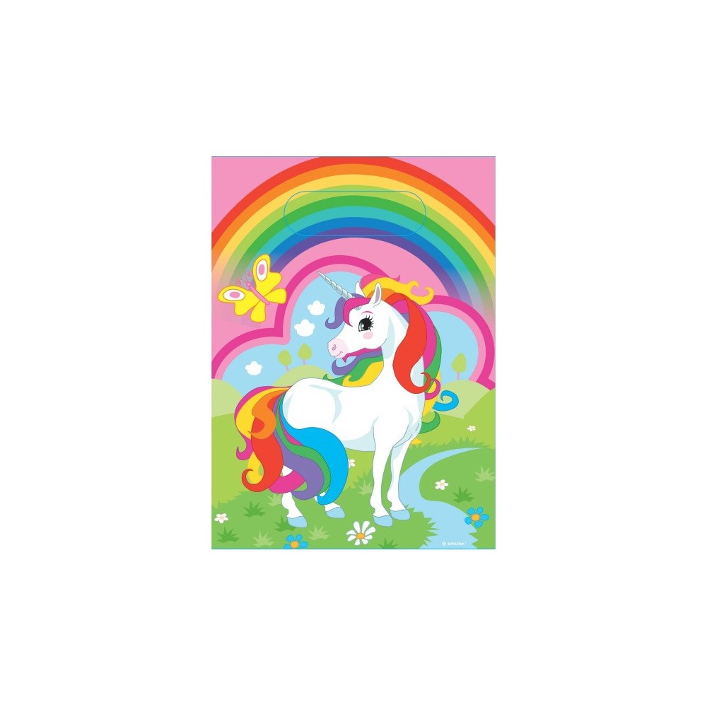 Unicorn Meadow gift bag set of 8